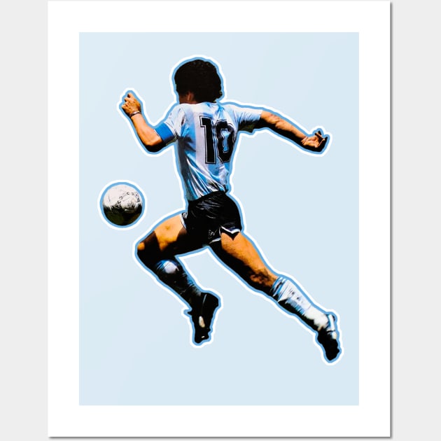 Maradona D10S Wall Art by ninoladesign